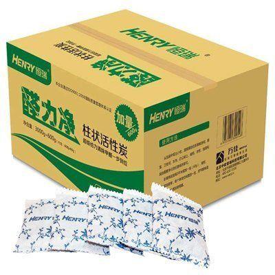 HENRY 恒瑞 醛力净 柱状活性炭 3000g+600g 45.9元