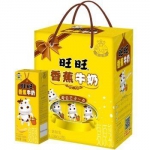 限地区：旺旺 香蕉牛奶 190ml*12*3箱