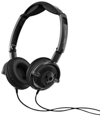 Skullcandy 斯酷凯蒂 S5LWFY-223  Lowrider 骷髅头 头戴 耳机 iphone带麦克风 Gun Metal / Black 179.9元