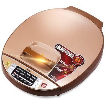 美的（Midea）JCN30A 四档火力调节 聚能蜂窝烤盘煎烤机 电饼铛 199元