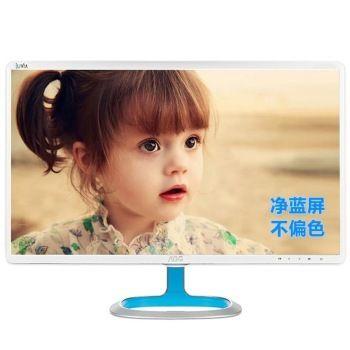 AOC LV242WIM6 23.6英寸净蓝屏IPS-ADS广视角炫彩硬屏液晶显示器（白色) 868元