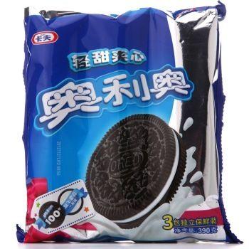 奥利奥轻甜夹心饼干390g 12.9元