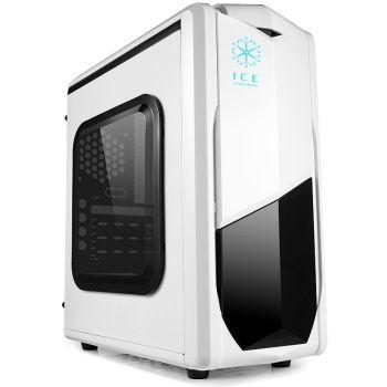 ICE 冰 小白 桌面级mini游戏机箱 （原生USB3.0/10秒开机/270mm长显卡/原生U3/SSD/背部理线/硬盘降温） 69元