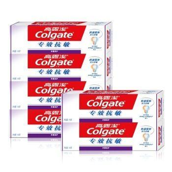 高露洁（ Colgate ）专效抗敏 牙膏 110g×6 (多重保护) 55元