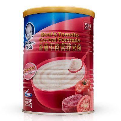 嘉宝 番茄牛肉配方营养米粉 225g