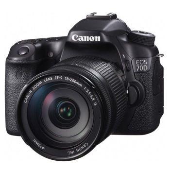 移动端：Canon 佳能 EOS 70D 单反套机（EF-S 18-200 mm f/3.5-5.6  IS 镜头） 7799元