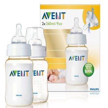 飞利浦 新安怡（AVENT）宽口径PES奶瓶260ml SCF663/27（两只装） 98元