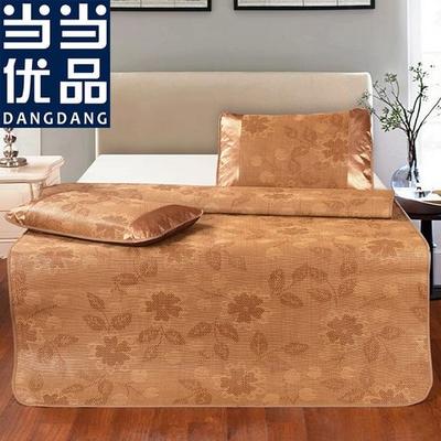 当当优品 加厚御藤席三件套 可折叠空调席1.8米凉席 紫丁香 180*200 79元 包邮 （可用券 ）