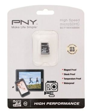 PNY 必恩威 8G TF（micro SD）存储卡（CLASS10）