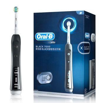 博朗（BRAUN）欧乐B D34.535.6X BLACK极客黑智能电动牙刷 1079元