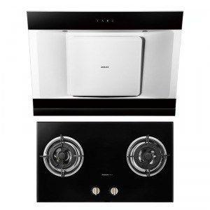 ROBAM 老板 CXW-200 -25 E2 侧吸 油烟机+JZT-9 B19 天然气 燃气灶 套装 3580元 （用券 后价格）