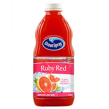 &nbsp;HOT!&nbsp; 美国进口 优鲜沛ocean spray 西柚果汁1.5L ￥6.18