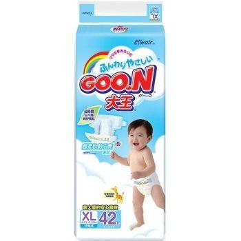 GOO.N 大王 维E系列纸尿裤 加大号XL42片【12-20 kg】 84元