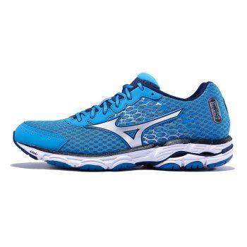 MIZUNO美津浓 J1GC154409 男 跑步鞋 WAVE INSPIRE 11 秒杀 蓝/银/红 40.5 449元