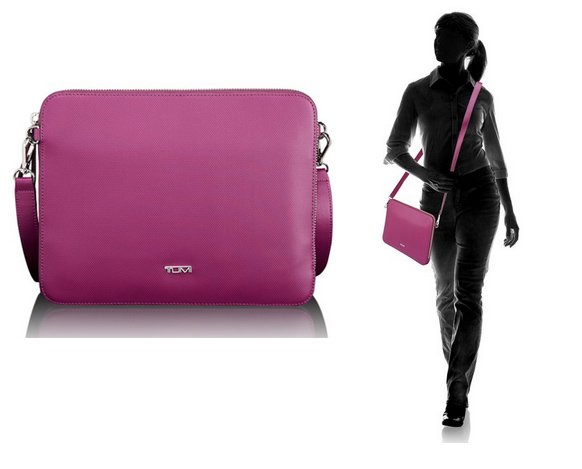 Tumi 途米 iPad 真皮斜挎包