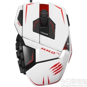 Mad Catz 赛钛客 M.M.O.TE 游戏竞赛鼠标 雪魔版 309元 包邮 (349-40 )