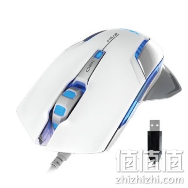 宜博 EMS600WHAA-NU 魅影狂蛇2代 电竞炫光版游戏鼠标 