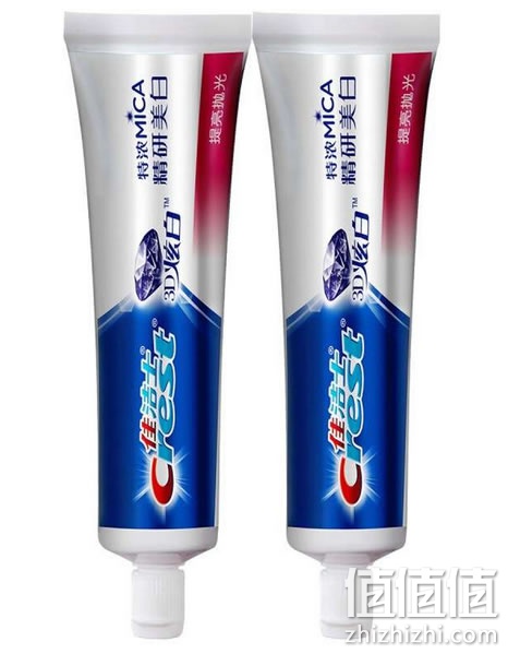 佳洁士 3D炫白精研美白提亮抛光牙膏