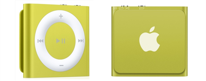 Apple iPod shuffle MD774CHA 多媒体播放器2G 黄色 券 后258元  限移动端