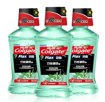 高露洁 贝齿竹炭薄荷漱口水