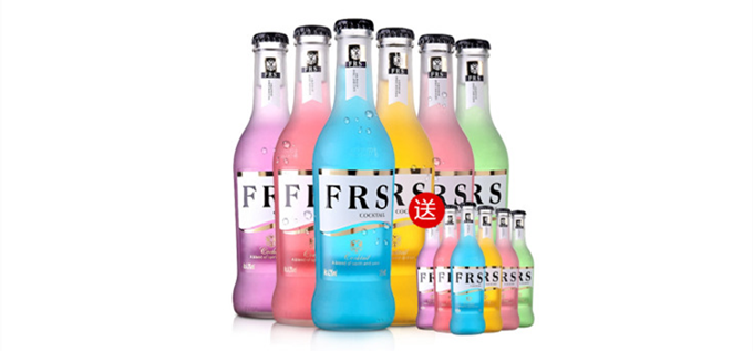 FRS 伏特加预调酒 275ml*6瓶 61.8元 包邮  买1赠1
