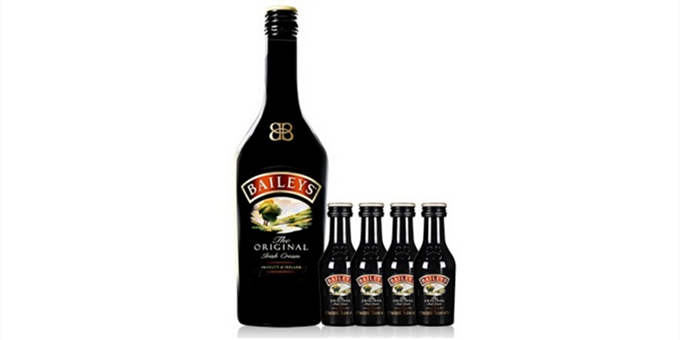 Baileys百利 甜酒分享装750ml+50ml*4瓶 91.8元 包邮