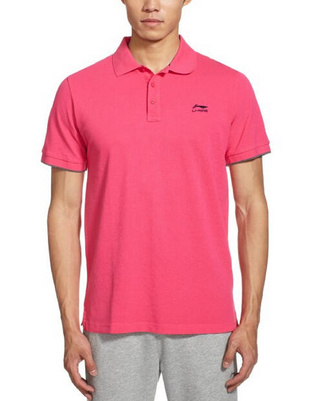 基础款！Li Ning 李宁 APLJ047 男式短袖POLO