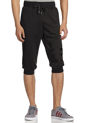 全网最低！阿迪达斯运动生活 SPORT CASUAL 针织7分裤 亚马逊165元 包邮 （需用码）