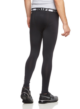 必备！Under Armour HeatGear&reg; 男士弹力压缩紧身裤 $34.88 （转运到手约￥265 ）