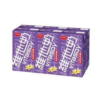 维他奶 香草味豆奶饮料 250ml*6组 9.9元