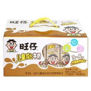 旺旺 旺仔儿童成长牛奶 利乐装礼盒190ml*12盒(3-6 岁) 36.9元