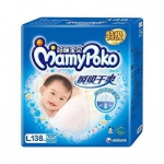MamyPoko 妈咪宝贝 瞬吸干爽 纸尿裤 男宝宝 L138片