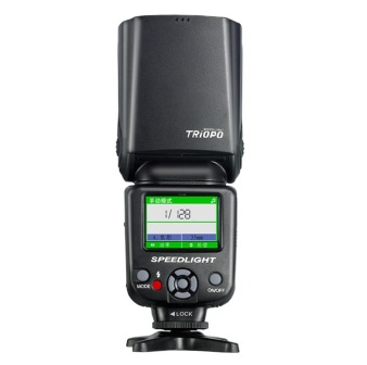 手机端：TRIOPO 捷宝 TR-985 C 全自动彩屏中文版 佳能单反相机闪光灯 399元 包邮
