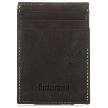 Timberland添柏岚男款黑色真皮卡包铁盒礼盒装D77327/08 BLACK*2 280.5元