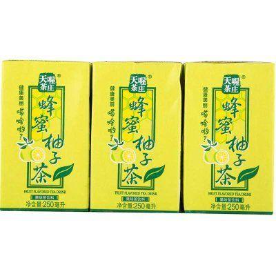 天喔茶庄 蜂蜜柚子茶 250ml*6 5.99元