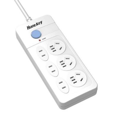 Huntkey 航嘉 大白603 6位1.8米总控开关排插 19.9元 包邮