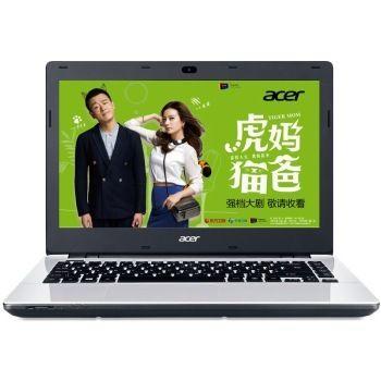 宏碁(acer)E5-471 G-39 TH 14英寸超薄本(i3-4005 U 4G 500G GeForce 840M 2G独显 win8.1)珍珠白 2699元