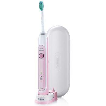 飞利浦（PHILIPS）HX6761/03充电式声波震动牙刷（粉色） 399元