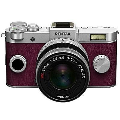 Pentax 宾得 Q-S1 Lens Kit (5-15 mm/F2.8-4.5  Lens)微型单电套机 (亮银色机身 酒红色手柄035) (机身SR防抖 全高清摄影 3英寸液晶屏) 2141元