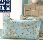 当当优品 纯棉斜纹印花枕套对装 48*74cm