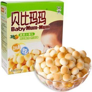 旺旺贝比玛玛 蔬菜小馒头 120g*2件 18元