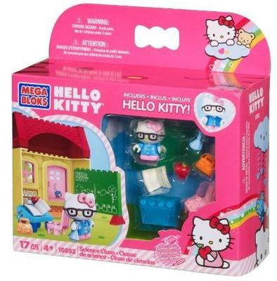 MEGA BLOKS 美高积木拼插玩具 凯蒂的科技课+蒸汽火车狄塞尔 60元