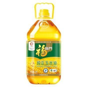 福临门 纯正玉米油 4L*3桶 104.7元 包邮 （119.7-15 ）