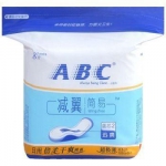 ABC 减翼·简易 日用超极薄倍柔干爽网面卫生巾 8片