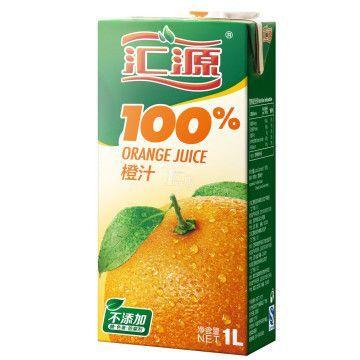 汇源 100% 橙汁 1L 11.9元 （满 35 减 10 ）
