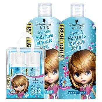 移动端：Schwarzkopf 施华蔻 斐丝丽睡莲水养套装（450洗+450润+50洗+50润） 59元 （可满 199 -80 ）
