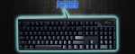 RK ROYAL KLUDGE RG928背光式机械键盘 蓝光 黑轴