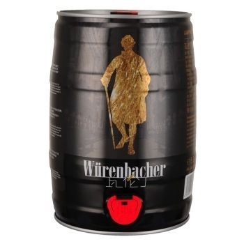 Würenbacher 瓦伦丁 黑啤酒 桶装5L*3桶167.3元 包邮 （双重优惠）