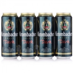 德国进口 Krombacher 科隆巴赫 黑啤酒 500ml*4听