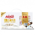 新西兰进口 安佳金装儿童牛奶 190ml*12礼盒装